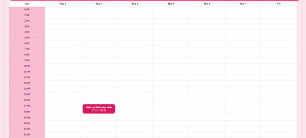 Khách hàng xem lịch Artist